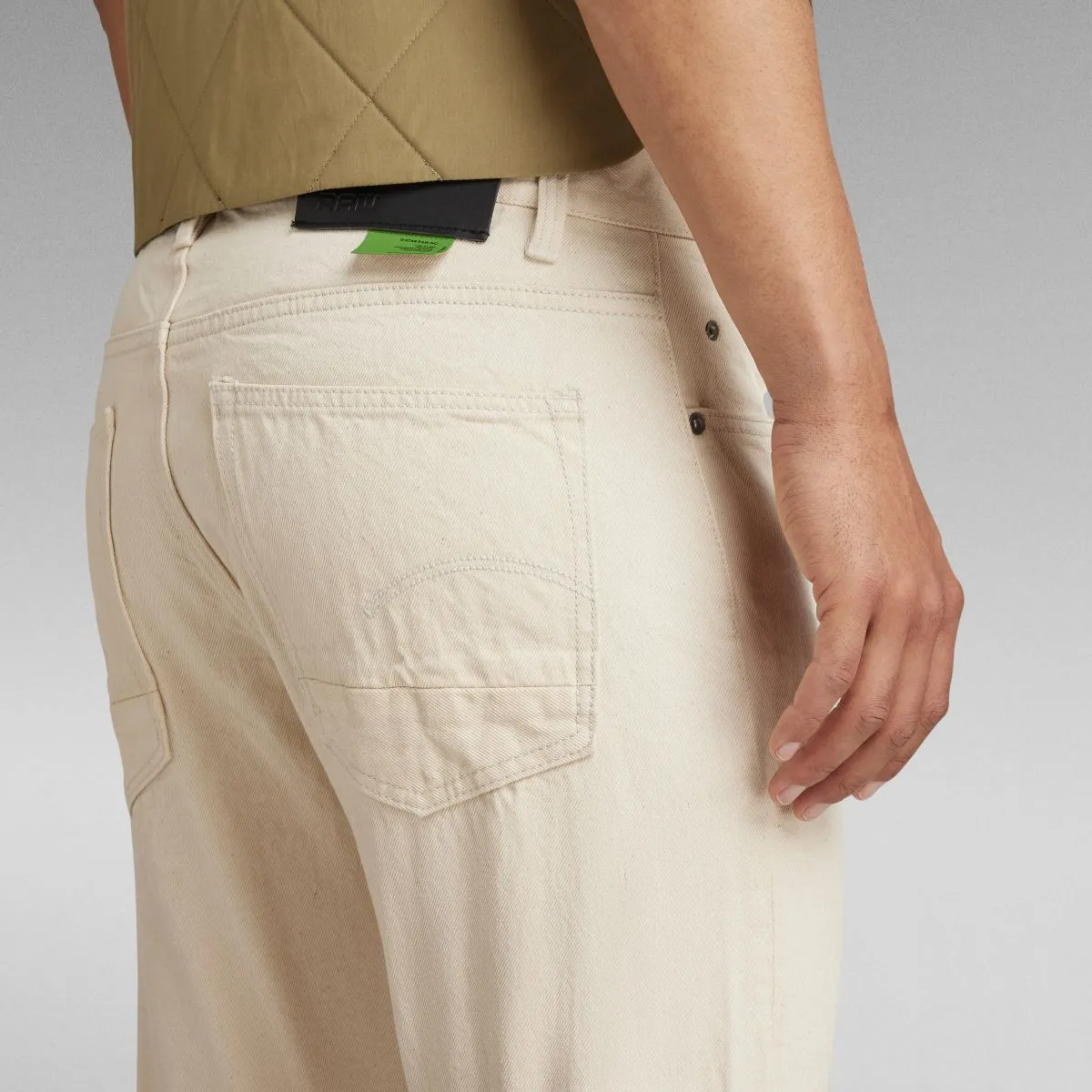 JEANS Uomo G-STAR D21419-C525-159 TRIPLE A BRIGHT WHITE